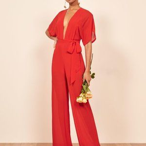 Reformation Lemongrass Jumpsuit